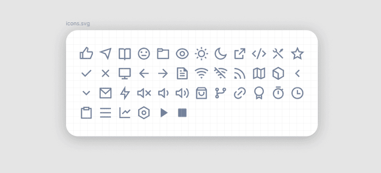 Lazy load SVG icons with <use/> in React.js
